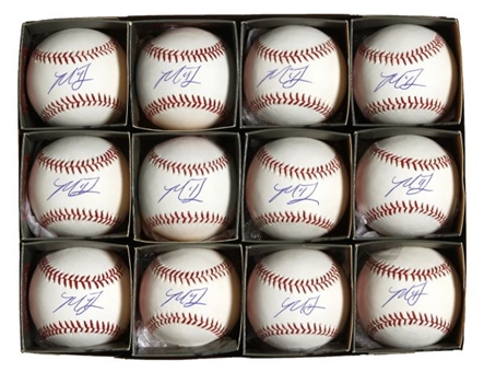 Lot of (12) Madison Bumgarner Single-Signed Baseballs